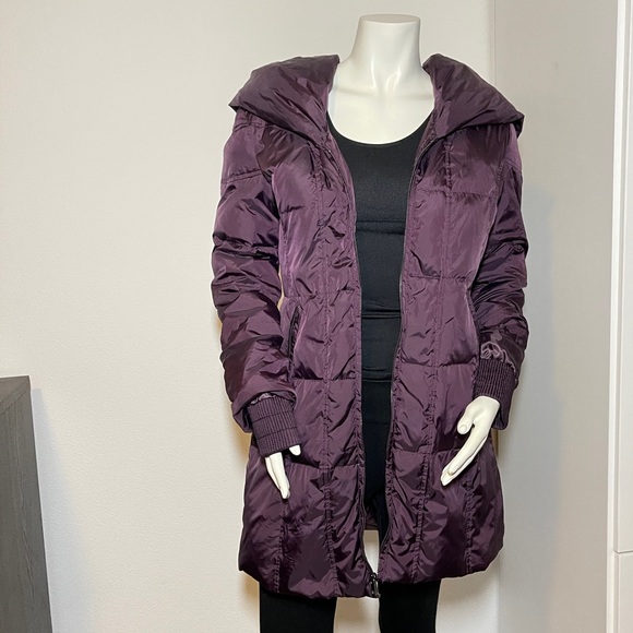 7 FOR ALL MANKIND Small Purple Puffer Jacket - Picture 2 of 16